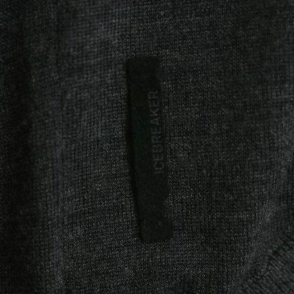 Icebreaker Women's Small Gray Merino Wool Single Button Cardigan - Picture 8 of 8